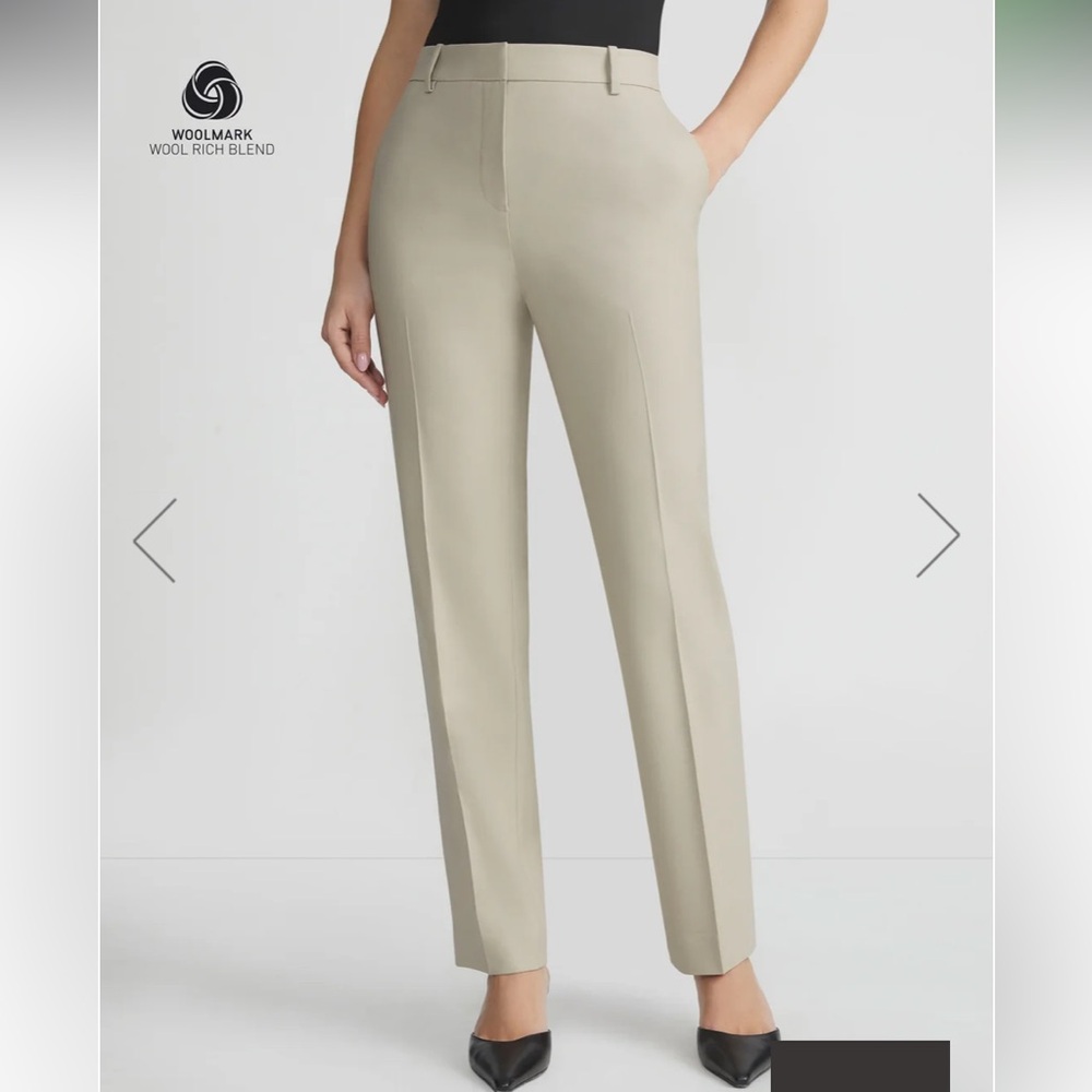 PLUS-SIZE RESPONSIBLE STRETCH WOOL CLINTON ANKLE PANT